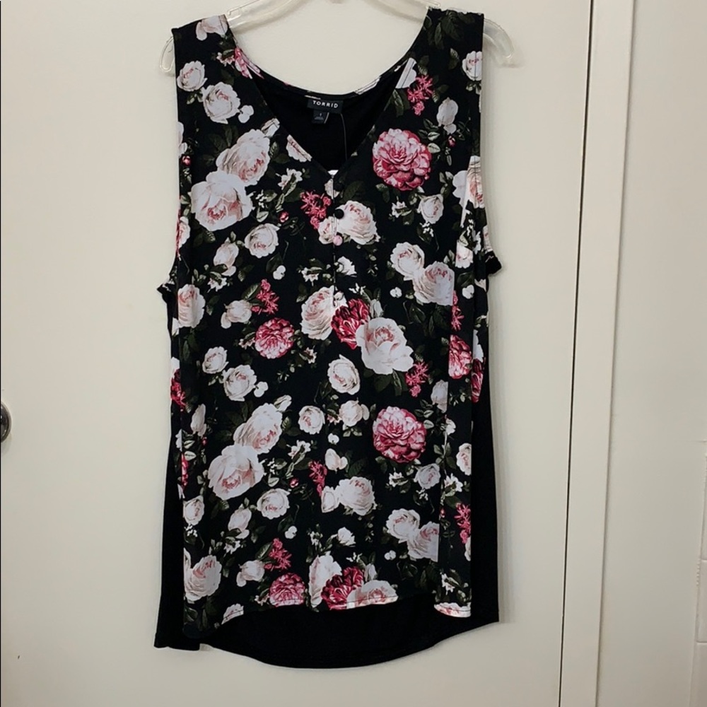 floral tang top